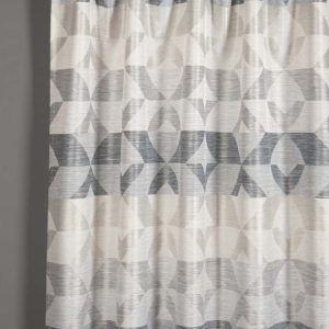 Šedá záclona 245x140 cm Jacquard - Gardinia