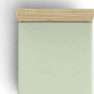 Světle zelené napínací bavlněné prostěradlo 140x200 cm – Mijolnir