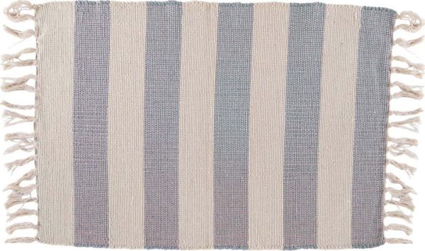 Modro-béžová koupelnová předložka 50x80 cm Ivar – Tiseco Home Studio