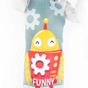 Bavlněná dětská kuchyňská sada 4 ks Robot - Tiseco Home Studio