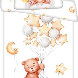 Bavlněné dětské povlečení do postýlky 100x135 cm Medvídek "Cute" – Jerry Fabrics