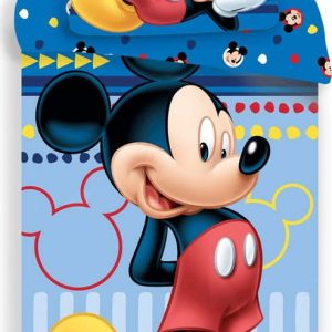 Bavlněné dětské povlečení na jednolůžko 140x200 cm Mickey "Hello" – Jerry Fabrics