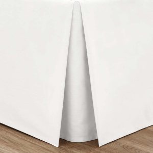 Bílý perkálový potah na rám postele 90x190 cm Easy Iron Percale – Catherine Lansfield