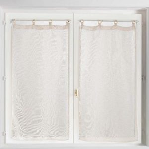 Béžové záclony v sadě 2 ks 60x160 cm Minalisa – douceur d'intérieur