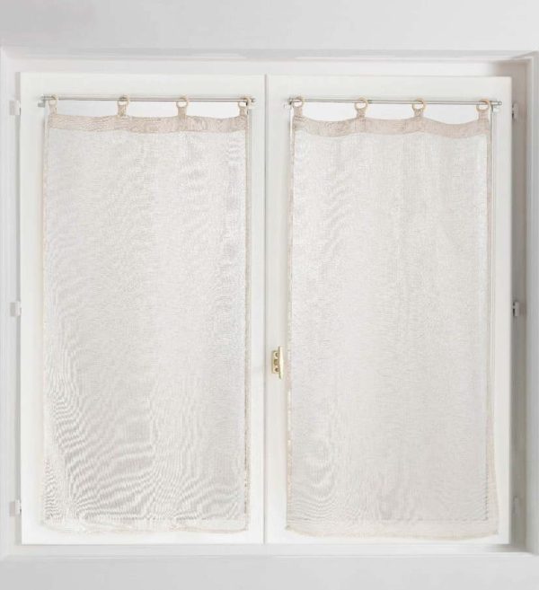 Béžové záclony v sadě 2 ks 60x160 cm Minalisa – douceur d'intérieur