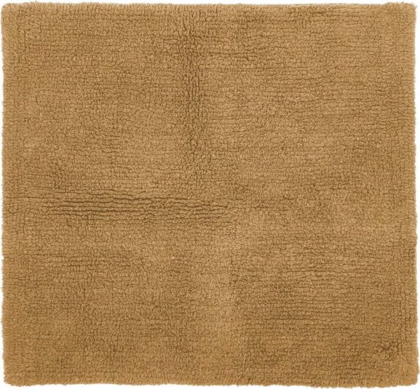 Koňakově hnědá koupelnová předložka 60x60 cm Riva - Tiseco Home Studio
