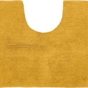 Okrově žlutá koupelnová předložka 50x45 cm Riva - Tiseco Home Studio