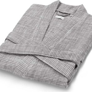 Šedý bavlněný župan velikost L/XL Grade - Foutastic