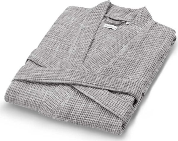 Šedý bavlněný župan velikost L/XL Grade - Foutastic