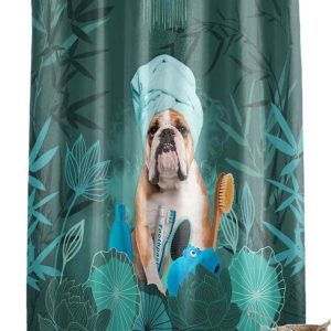 Sprchový závěs 180x200 cm Doggy zen – douceur d'intérieur