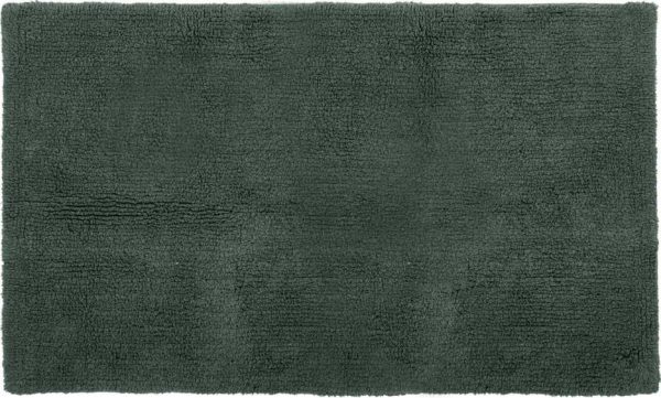 Tmavě zelená koupelnová předložka 100x60 cm Riva - Tiseco Home Studio
