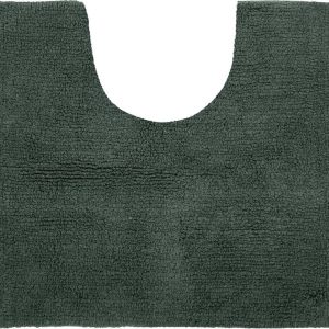 Tmavě zelená koupelnová předložka 50x45 cm Riva - Tiseco Home Studio