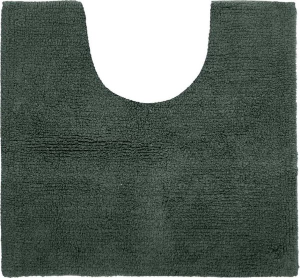 Tmavě zelená koupelnová předložka 50x45 cm Riva - Tiseco Home Studio