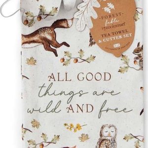 Bavlněná utěrka s vykrajovátkem v sadě 2 ks 45x65 cm Forest Fable – Cooksmart ®