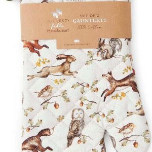 Bavlněné kuchyňské rukavice v sadě 2 ks Forest Fable – Cooksmart ®