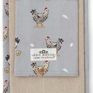Bavlněné utěrky v sadě 3 ks 45x65 cm Hen House – Cooksmart ®