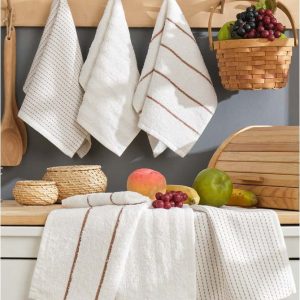 Bavlněné utěrky v sadě 6 ks 30x50 cm Sofya – Foutastic