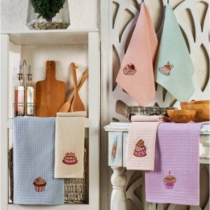Bavlněné utěrky v sadě 6 ks 40x60 cm Cake – Foutastic
