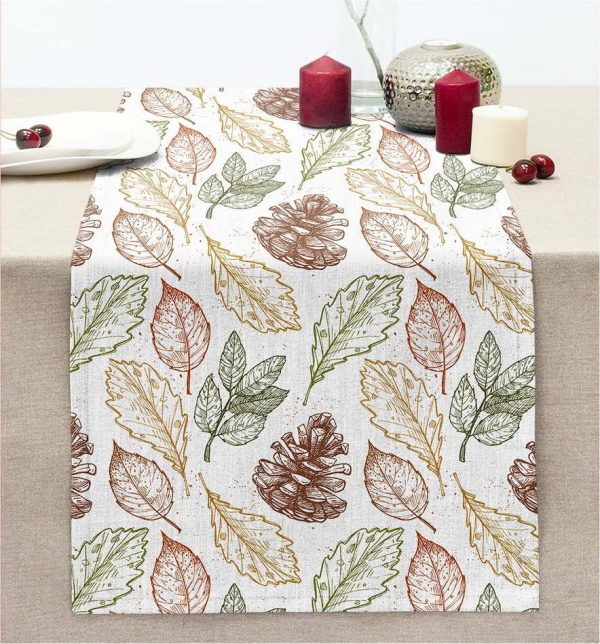 Běhoun na stůl 40x130 cm Leaves Mix – Mila Home