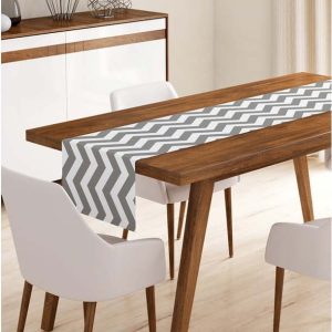Běhoun na stůl 40x130 cm Zig Zag – Minimalist Cushion Covers