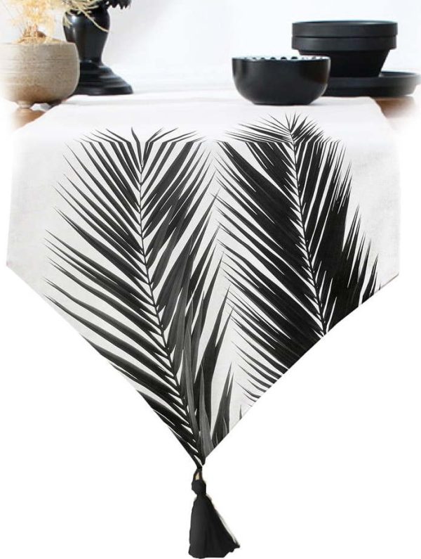 Běhoun na stůl 45x140 cm Black Tree – Minimalist Cushion Covers