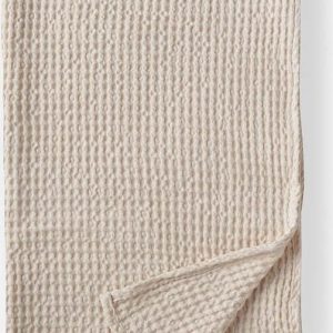 Béžová bavlněná deka 150x200 cm Jaipur Chunky Waffle – Pineapple Elephant