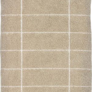 Béžové bavlněné ručníky v sadě 2 ks 40x60 cm Tile Stone – Mette Ditmer Denmark