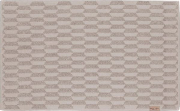 Béžová koupelnová předložka 50x80 cm Geo – Mette Ditmer Denmark