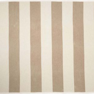 Béžovo-krémová deka s příměsí vlny 140x180 cm Bob Mud Vanilla – Pappelina