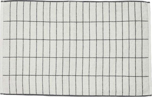 Bílá koupelnová předložka 50x80 cm Tile Stone – Mette Ditmer Denmark