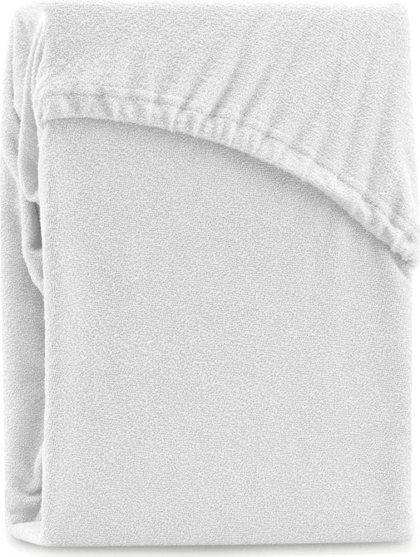 Bílé napínací froté prostěradlo 120x200 cm Ruby – Restilo