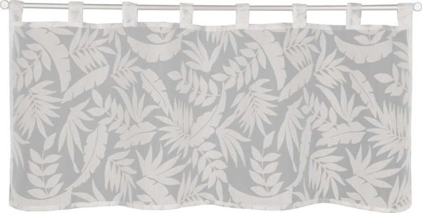 Bílo-šedá záclona 120x45 cm Calista – Sehlbach