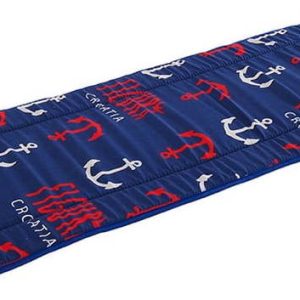 Červeno-modrý zahradní podsedák na lehátko 52x148 cm Anchors – B.E.S.