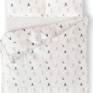 Flanelové povlečení na dvoulůžko/prodloužené 200x220 cm Snuggy Aspen – Restilo