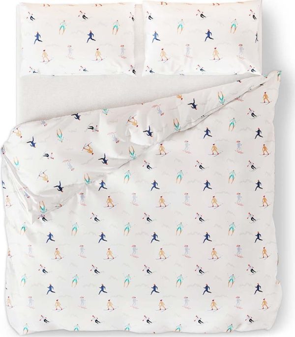 Flanelové povlečení na dvoulůžko/prodloužené 200x220 cm Snuggy Aspen – Restilo