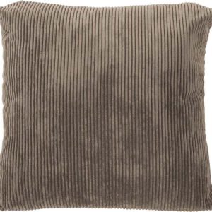 Hnědý dekorativní polštář Tiseco Home Studio Ribbed