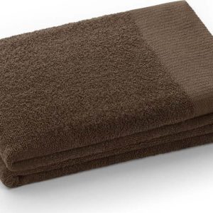Hnědá froté bavlněná osuška 70x140 cm Amari – Restilo