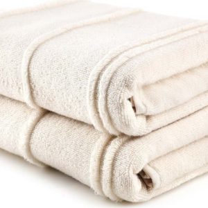 Krémové froté ručníky v sadě 2 ks 50x90 cm Arden – Foutastic