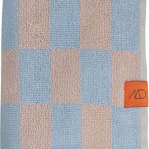 Modro-růžová osuška z bio bavlny 70x133 cm Retro – Mette Ditmer Denmark