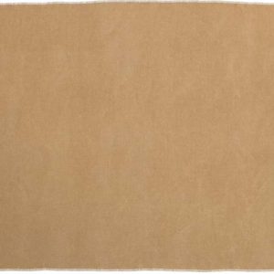 Okrově žlutá deka s příměsí vlny 140x200 cm Ylva Ochre – Pappelina