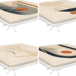 Podsedáky v sadě 4 ks 42x42 cm Illustrated Arch – Mila Home