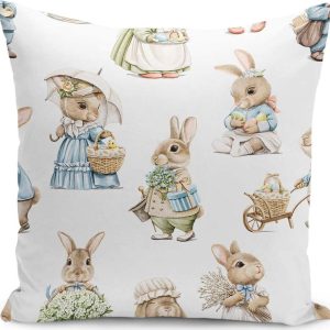 Povlak na polštář s velikonočním motivem 43x43 cm – Mila Home