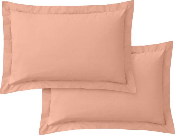 Povlaky na polštáře z bavlněného perkálu v sadě 2 ks 50x75 cm Cotton Percale – Bianca