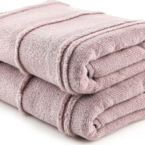 Růžové froté ručníky v sadě 2 ks 50x90 cm Arden – Foutastic