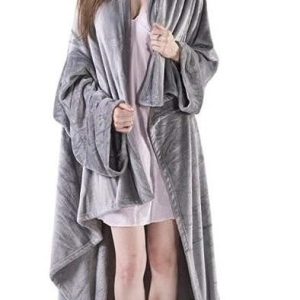 Šedá televizní deka z mikrovlákna DecoKing Lazy