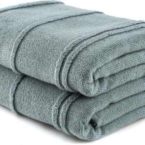 Zelené froté ručníky v sadě 2 ks 50x90 cm Arden – Foutastic