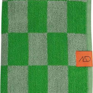 Zelený ručník z bio bavlny 50x90 cm Retro – Mette Ditmer Denmark