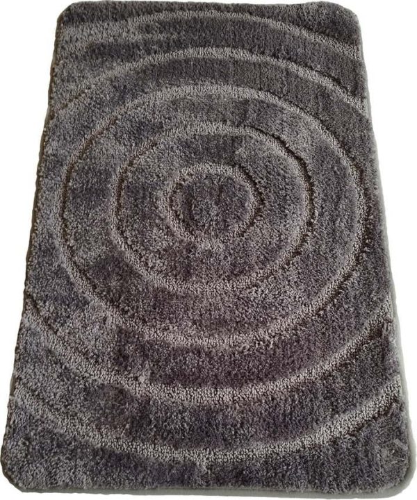 Antracitová koupelnová předložka 50x80 cm – JAHU collections