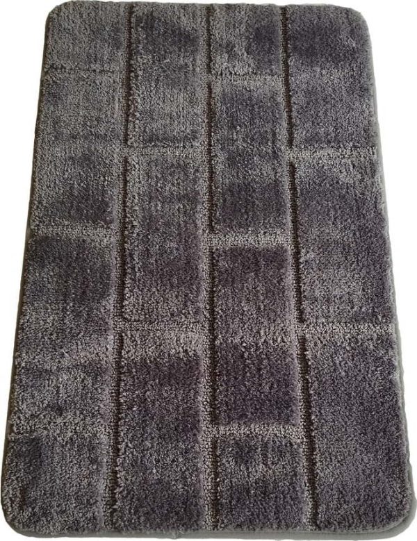Antracitová koupelnová předložka 50x80 cm – JAHU collections