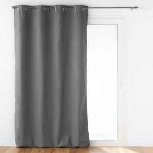 Antracitový odhlučňovací závěs 140x260 cm Jupiter – douceur d'intérieur